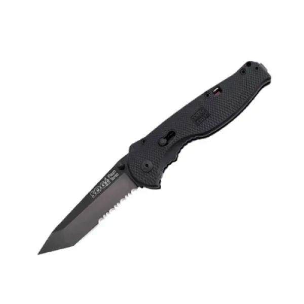 SOG FLASH II TANTO BLK TINI SERRAT TFSAT-98