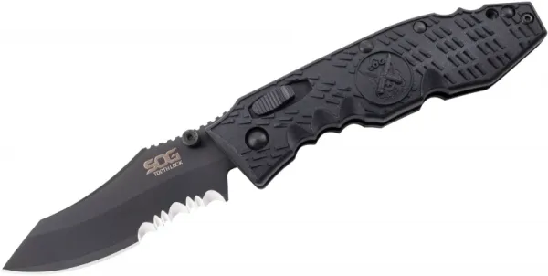 SOG Toothlock Part Ser Blk Tini knives TK-04