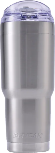 Pelican 32 Oz Tumbler-silver-slide Lid cases TRAV-SD32-SLV