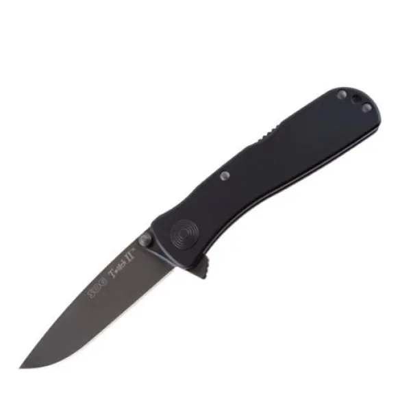 SOG TWITCH II BLACK TINI TWI-12 KNIFE 