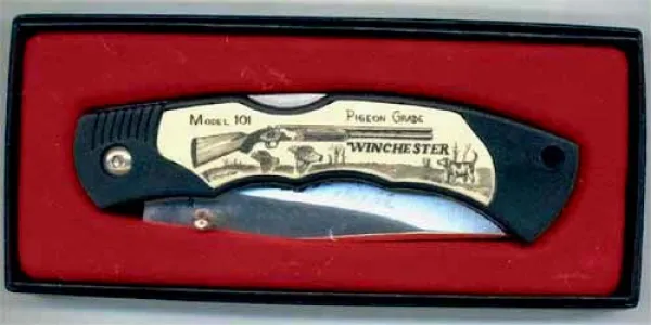 Winchester Winchester Model 101 Scrimshaw knives - multitools WN14229