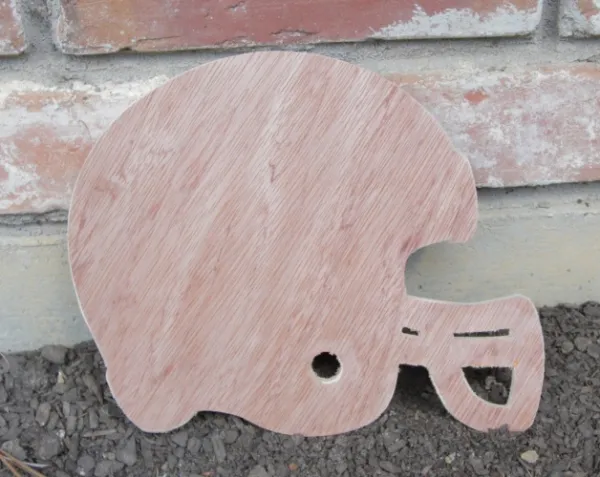 Wooden Football Helmet Wall Art Pediment 8x8 Natural wood_wall_pediment_football_helmet_8x8_natural