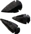 Arrowhead Black Obsidian Arrowhead Asst AAH06L