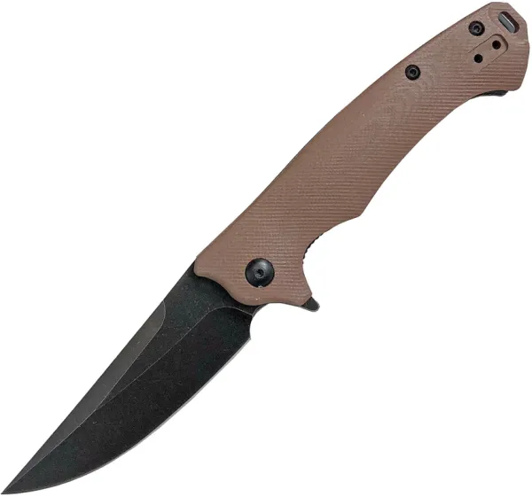 ABKT TAC Night Stalker Linerlock Tan knives AB007T