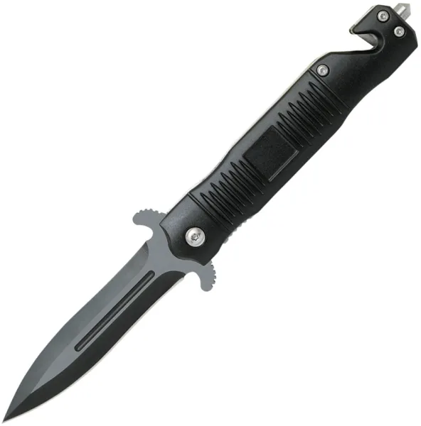 ABKT Tac Stiletto Linerlock A-O Black knives AB015B