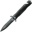 ABKT Tac Stiletto Linerlock A/O Black - AB015B