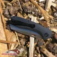 ABKT TAC Warthog Linerlock Black knives AB046