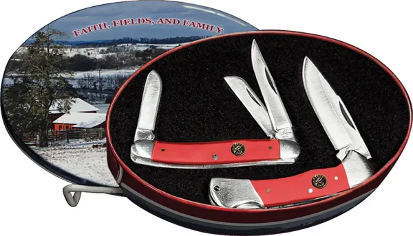 Roper Knives Holiday Knife and Tin Combo AB051S1R