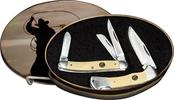 Roper Knives Knife and Tin Combo AB051S1Y