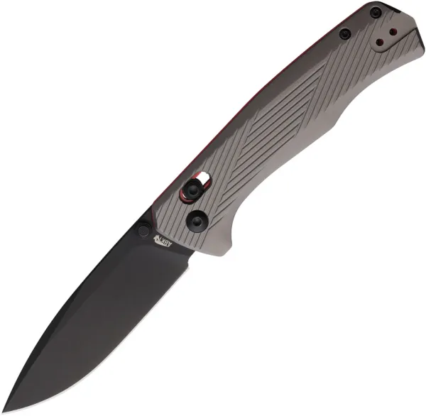 ABKT Tac Interlace Slide Lock Gray-Red knives AB1028R