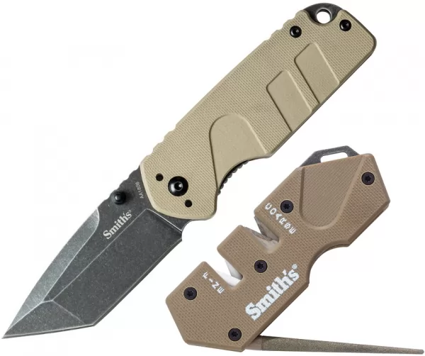 Smiths Campaign Linerlock PP1 Combo sharpeners AC50998