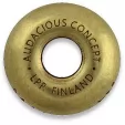 AuCon Smiley Bead Brass ACN005B