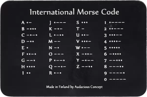 AuCon Morse Code Patch ACN014MRS