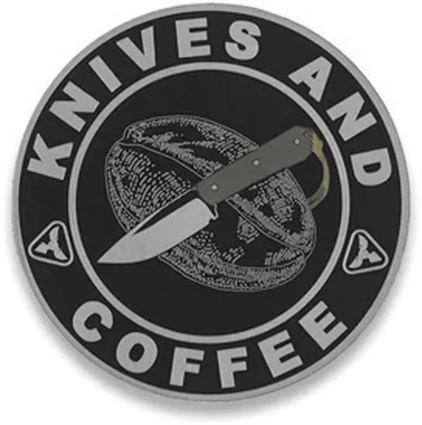 AuCon Knives and Coffee Patch Ti ACN800203