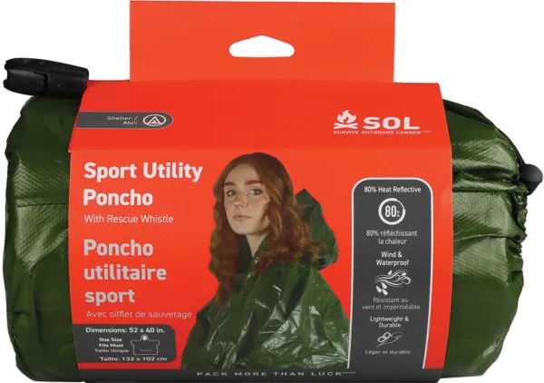 Adventure Medical SOL Sport Utility Poncho outdoor gear AD01401199