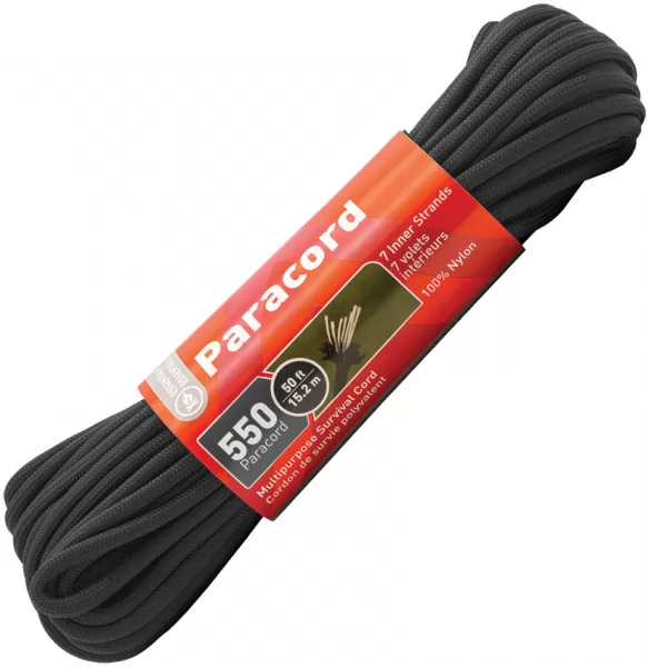 Adventure Medical 550 Paracord 50ft Black outdoor gear AD01401738