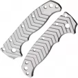 August Engineering AD20.5 Handle Scales Silver - AE1202SLR