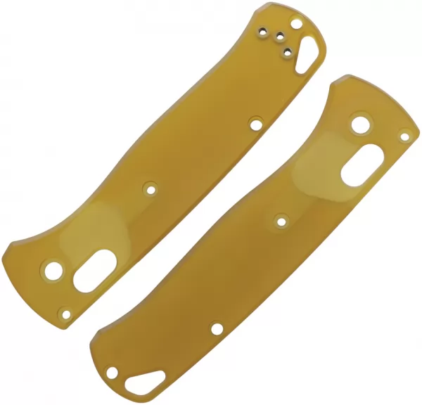 August Engineering Bugout 535 Handle Scales Ultem AEU1101YEL