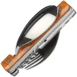 Akinod 13H25 Folding Cutlery Set Org AKI02M00016