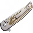 Alliance Designs Scout Framelock Gold ALS1GO