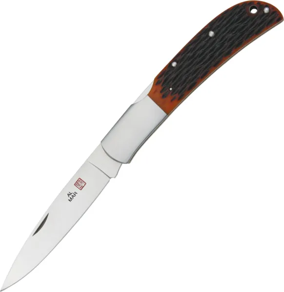 Al Mar Eagle Classic Honey Jigged Bone Handle 4oz AM1005HJB
