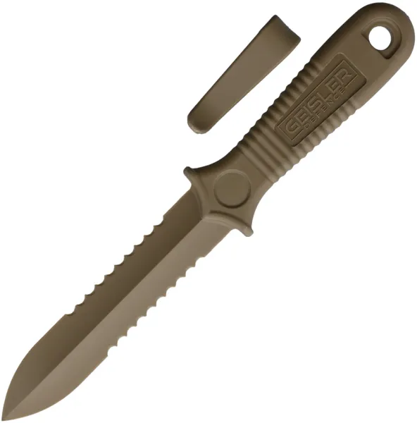 AMG Corp Long Kobe Boot Knife FDE AMG5566