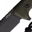 Acta Non Verba Knives P300 Fixed Blade Blk-OD ANVP300055