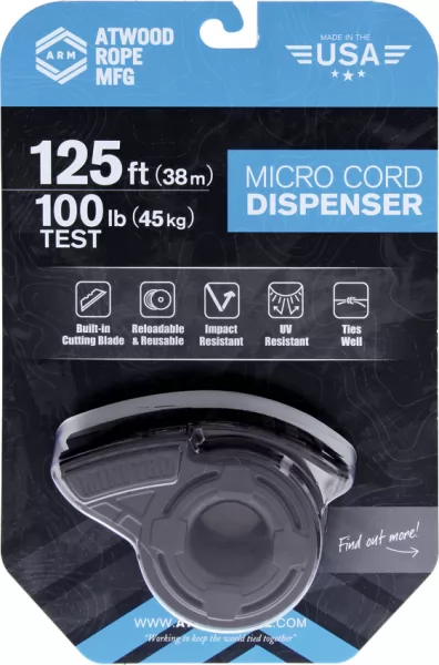 Atwood Rope MFG Mini TRD Micro Cord Dispenser ARMMTRD01