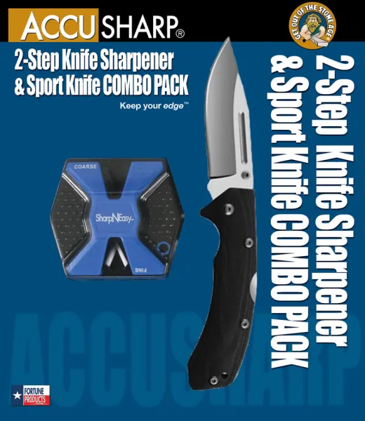 Accu-Sharp SharpNEasy Lockback Combo sharpeners AS722C