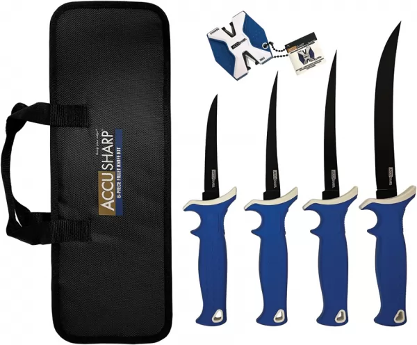 AccuSharp Six Piece Fillet Knife Kit sharpeners AS737C
