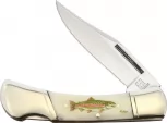 Alaska Scrimshaw Connection Salmon Lockback - ASC4