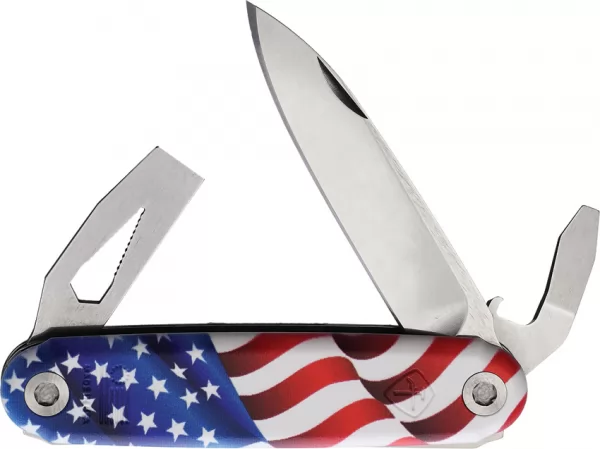 American Service Knife The Jefferson Knife USA Flag ASK001FLG