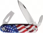 American Service Knife The Jefferson Knife USA Flag - ASK001FLG