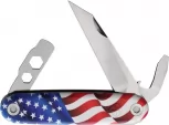 American Service Knife The Iron Sides Folder Seax Flg - ASK004FLG