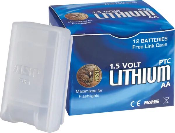 ASP AA Lithium Battery 12 Pk self defense ASP03030
