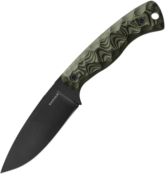 Anthem Knives No. 76 Fixed Blade OD-BK ATH76GRBKBK
