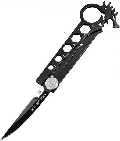 Artisan Dragon Framelock Black ATZ1606BK