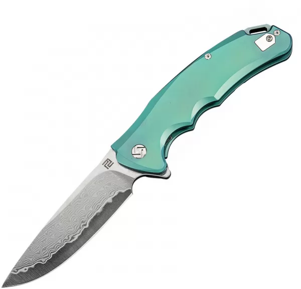 Artisan Tradition Framelock Green Dam ATZ1702GDGN