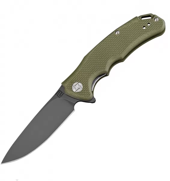 Artisan Tradition Linerlock D2 Green ATZ1702PBGN