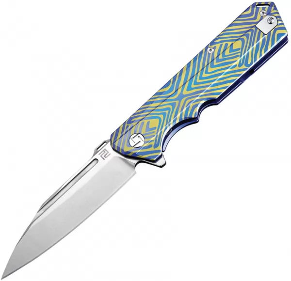 Artisan Littoral Linerlock Blue S35VN ATZ1703GBU03