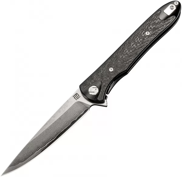 Artisan Shark Framelock Black Dam ATZ1707GDBK