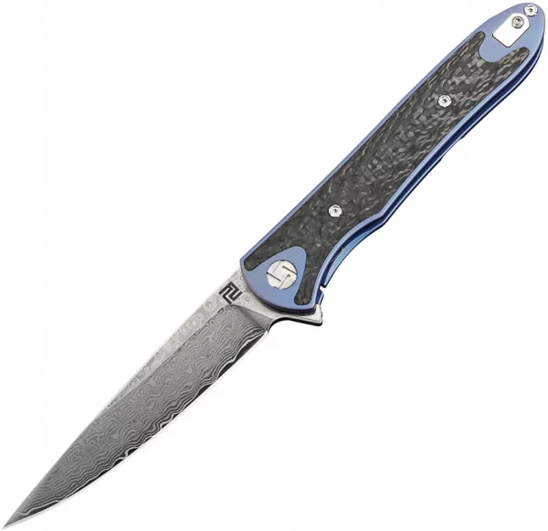 Artisan Shark Framelock Blue Dam ATZ1707GDBU