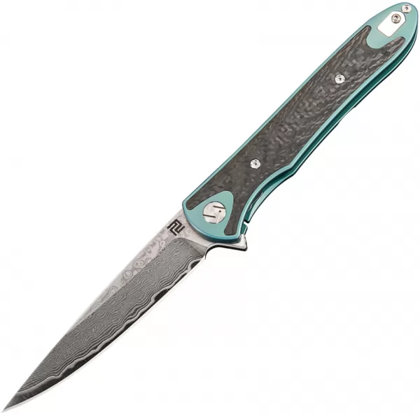 Artisan Shark Framelock Green Dam ATZ1707GDGN