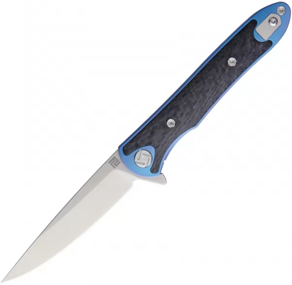 Artisan Small Shark Framelock Blue ATZ1707GSBU