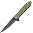 Artisan Shark Linerlock D2 Green - ATZ1707PBGN