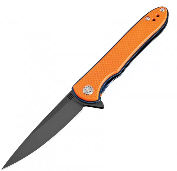 Artisan Shark Linerlock D2 Orange ATZ1707PBOE