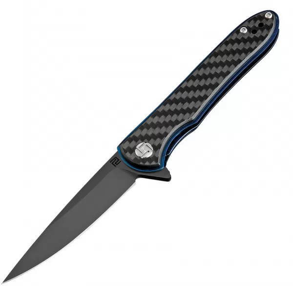 Artisan Small Shark Linerlock D2 CF ATZ1707PSBCF