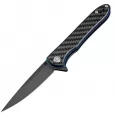 Artisan Small Shark Linerlock D2 CF - ATZ1707PSBCF