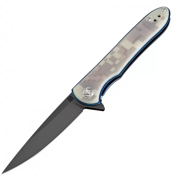 Artisan Small Shark Linerlock D2 Digi ATZ1707PSBCGF