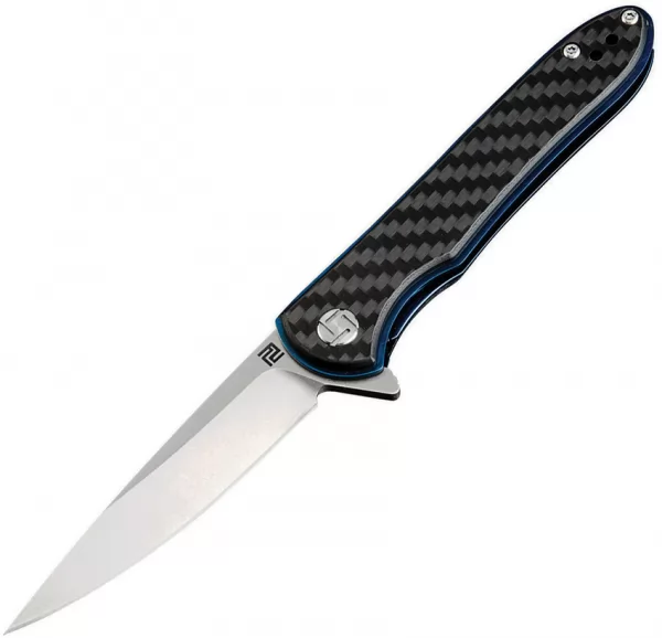 Artisan Shark Linerlock CF D2 ATZ1707PSCF
